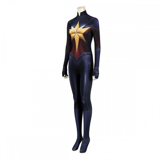 2023 Marvel Captain Marvel Role Play Polyester Bodysuit