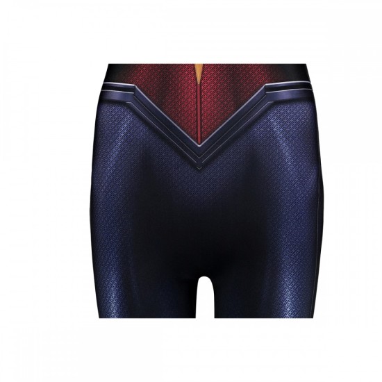 2023 Marvel Captain Marvel Role Play Polyester Bodysuit