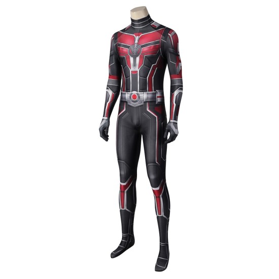 Superhero Ant-Man Quantumania Cosplay Costume Ant-Man Polyester Bodysuit