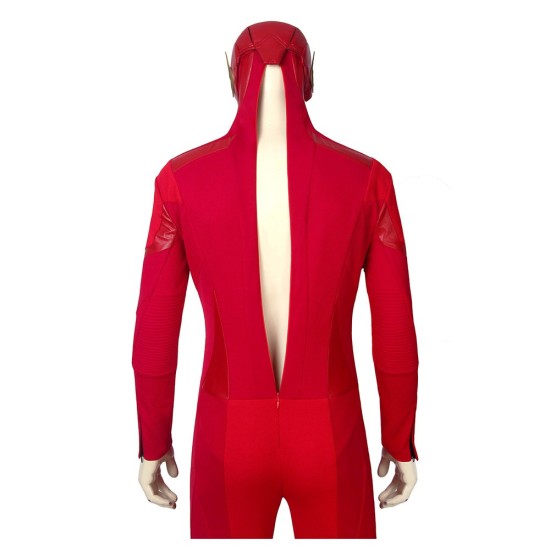 Superhero Barry Allen Cosplay Costume The Flash Cosplay Top Suit