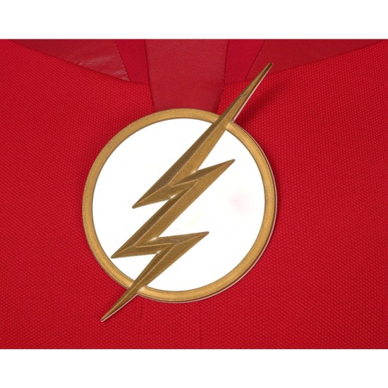 Superhero Barry Allen Cosplay Costume The Flash Cosplay Top Suit