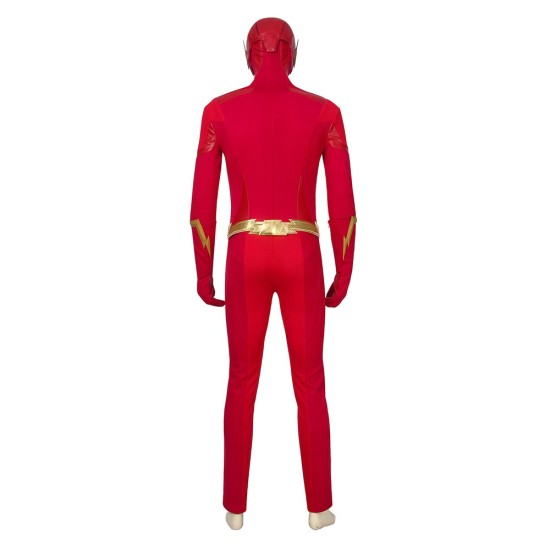 Superhero Barry Allen Cosplay Costume The Flash Cosplay Top Suit