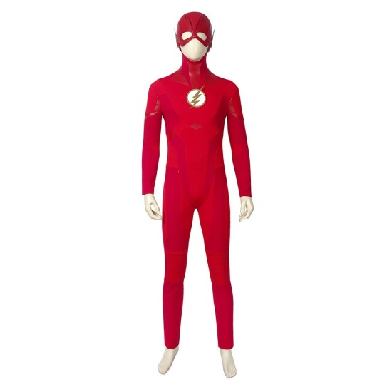 Superhero Barry Allen Cosplay Costume The Flash Cosplay Top Suit