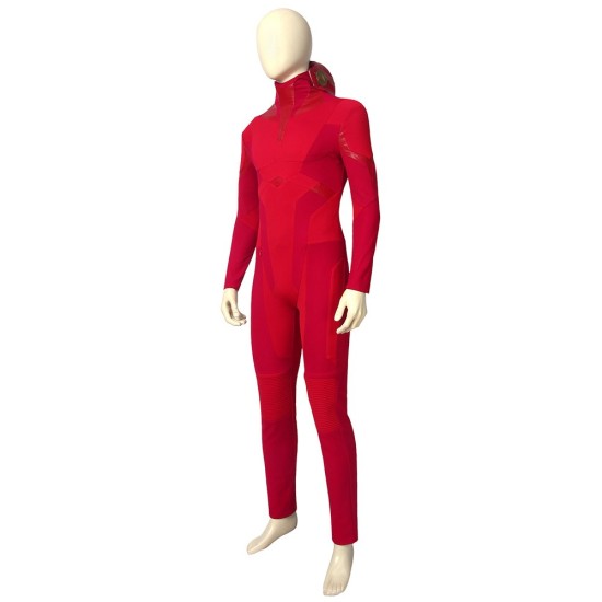 Superhero Barry Allen Cosplay Costume The Flash Cosplay Top Suit