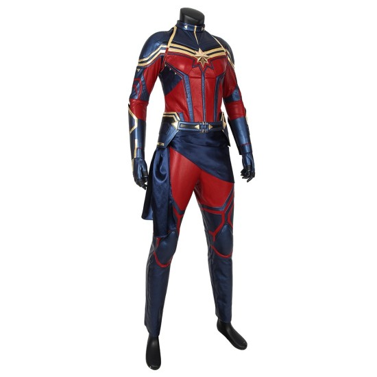 Halloween Outfit Captain Marvel Carol Danvers Cosplay Costume Avengers 4 Endgame Cosplay Costume