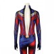 Heroes Captain Marvel Cosplay Costume Carol Danvers Stretch Bodysuit