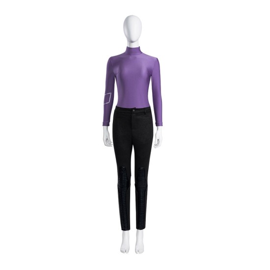 Superhero Kate Bishop Hawkeye Cosplay Costume Top Suit