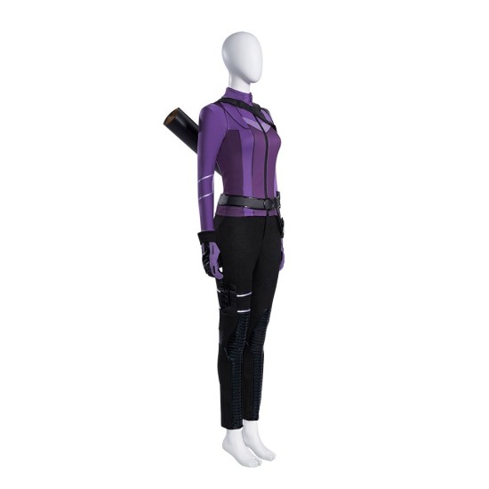 Superhero Kate Bishop Hawkeye Cosplay Costume Top Suit