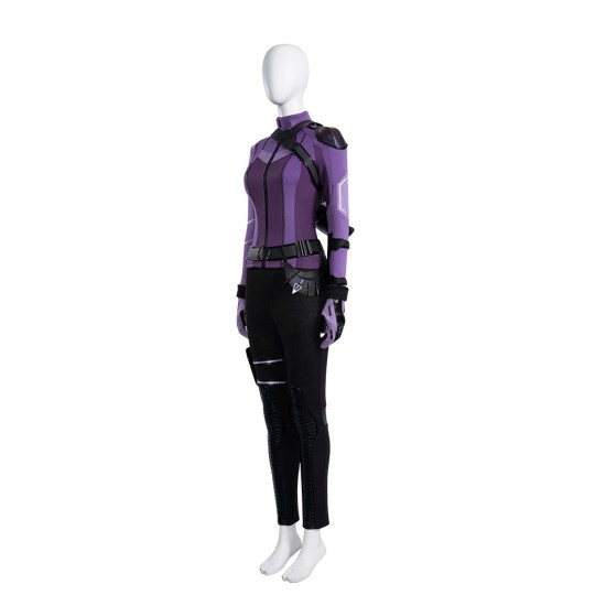 Superhero Kate Bishop Hawkeye Cosplay Costume Top Suit