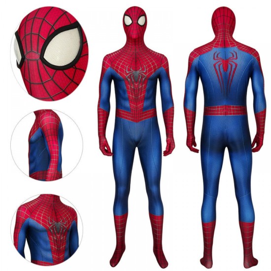 Halloween Costume Peter Parker "The Amazing SpiderMan" Polyester Jumpsuit