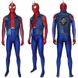 Spider-Punk Cosplay Costume Spider-Punk Cosplay Suit Part 2