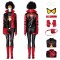 Superhero Spiderman Female Cosplay Costume Red Leather Suit