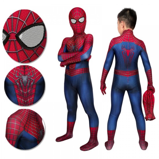 Halloween Christmas Gift Spiderman Tobey Maguire Kids Role Play Onesie