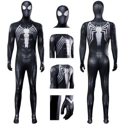 Superhero SpiderMan 2 Cosplay Costume Venom Symbiote Suit