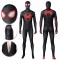 Superhero SpiderMan: Into the Spider-Verse Cosplay Costume Miles Morales Amazing Bodysuit